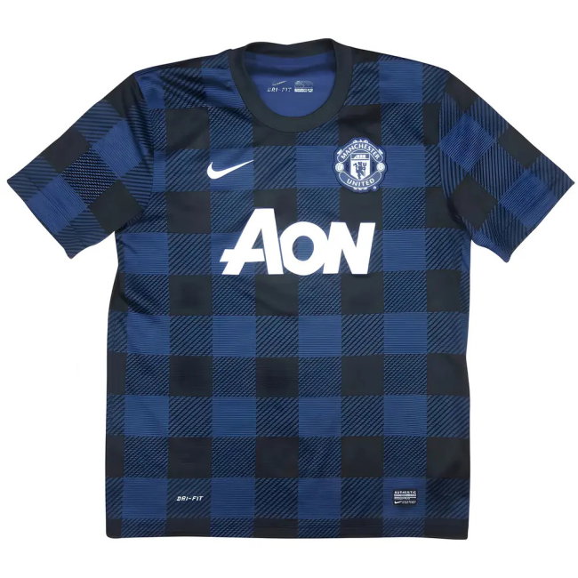Manchester United 2013-14 Away Shirt (S) (Mint) (Vidic 15)-SoccerKits Hub | Buy Soccer Jerseys Online